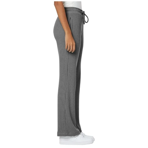 Joe's Jeans Lexie Grey Ribbed Flare Leg Pant - Picture 7 of 15